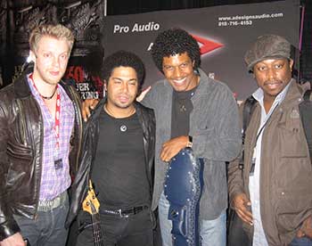 Hadrien Ferraud, Matt Garrison, Reggie Hamilton and Darryl Jones